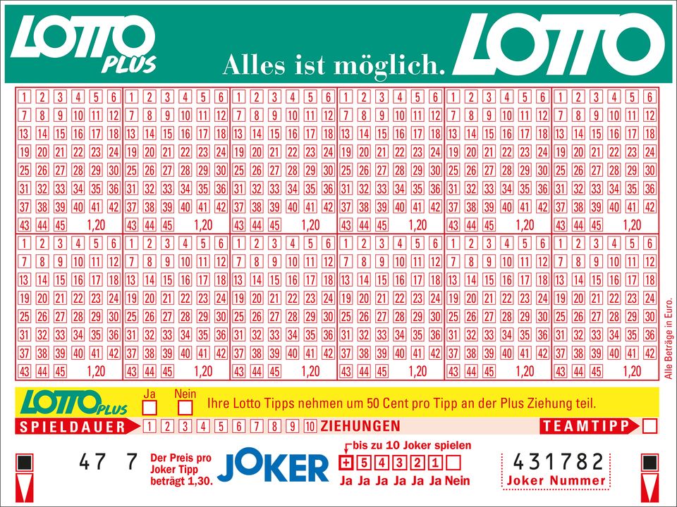 Lotto Prognose